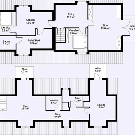 Hawbakken - Stuehuset Apartman *
